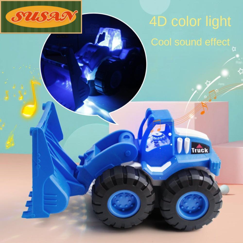 Đồ Chơi Xe Công Trường Có Đèn Chất Lượng Cao Dành Cho Bé