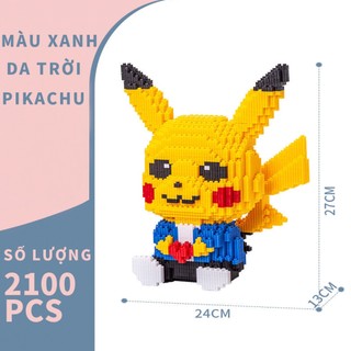 Đồ Chơi Lắp Ráp Pikachu-3D Dễ Thương 27cm