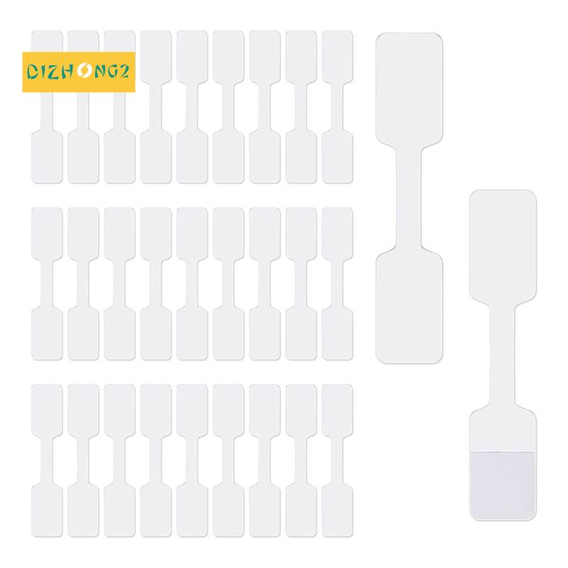 500 cái trống Trang sức Giá Thẻ Dán Nhãn Giá Trang sức cho Vòng cổ Giá Bông tai Nhận dạng Nhãn Hình chữ nhật
