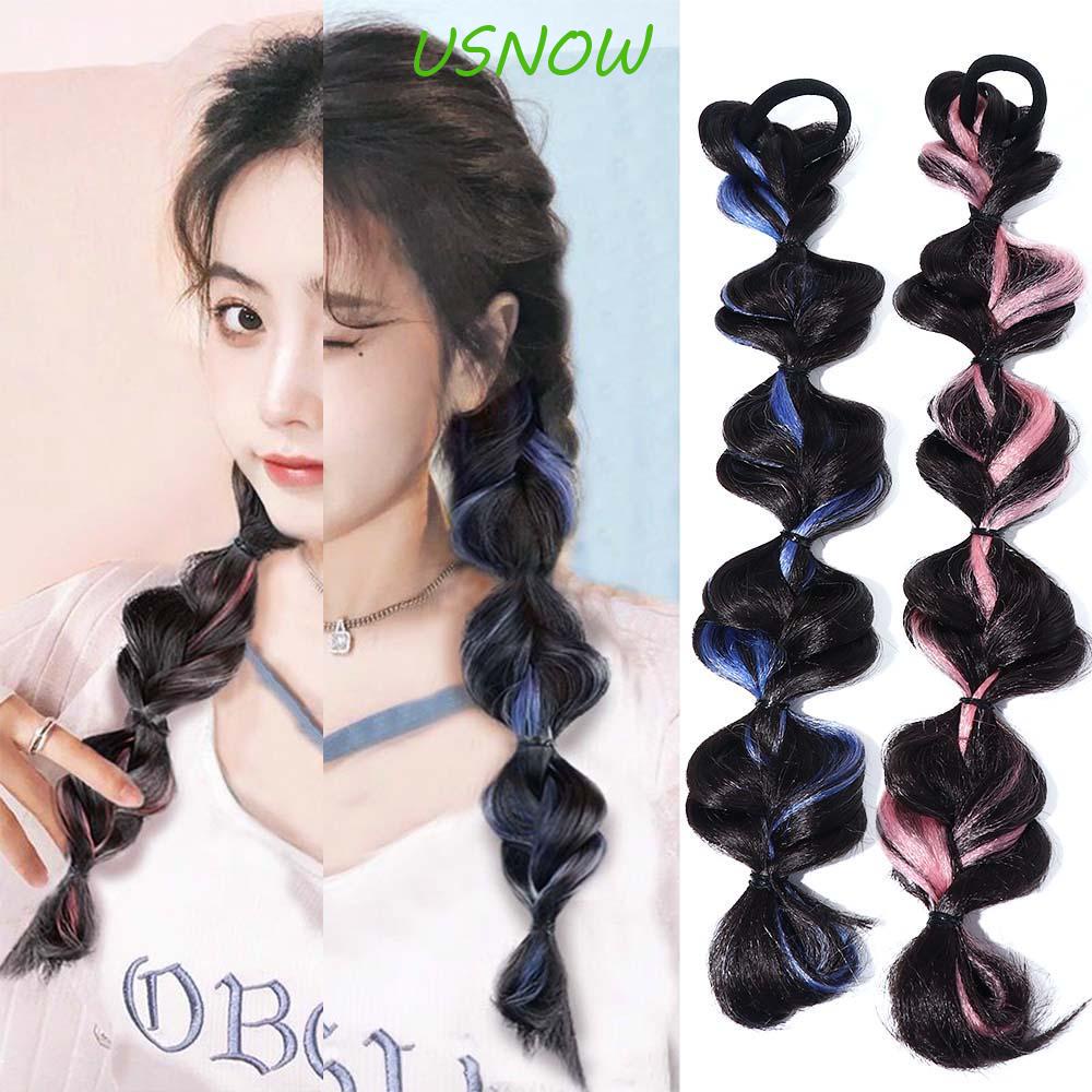 Dây Buộc Tóc Bằng Cao Su Tổng Hợp Co Giãn Thời Trang Cho Nữ