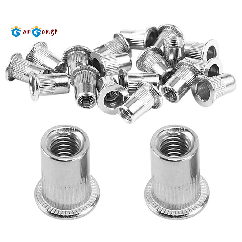 Set 20 Đai Ốc Đinh Tán Bằng Thép Không Gỉ 304 304 M6x15mm Tiện Dụng