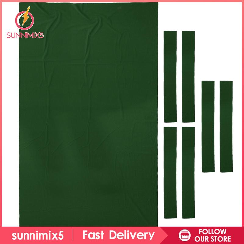 Khăn Trải Bàn Chơi Bida Bằng Vải Nỉ Màu Xanh Lá