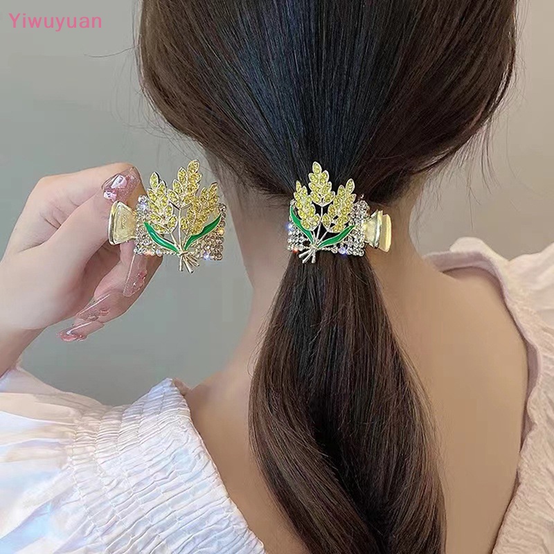 Kẹp Tóc Kim Loại Đính Đá Thời Trang Mới Cho Nữ