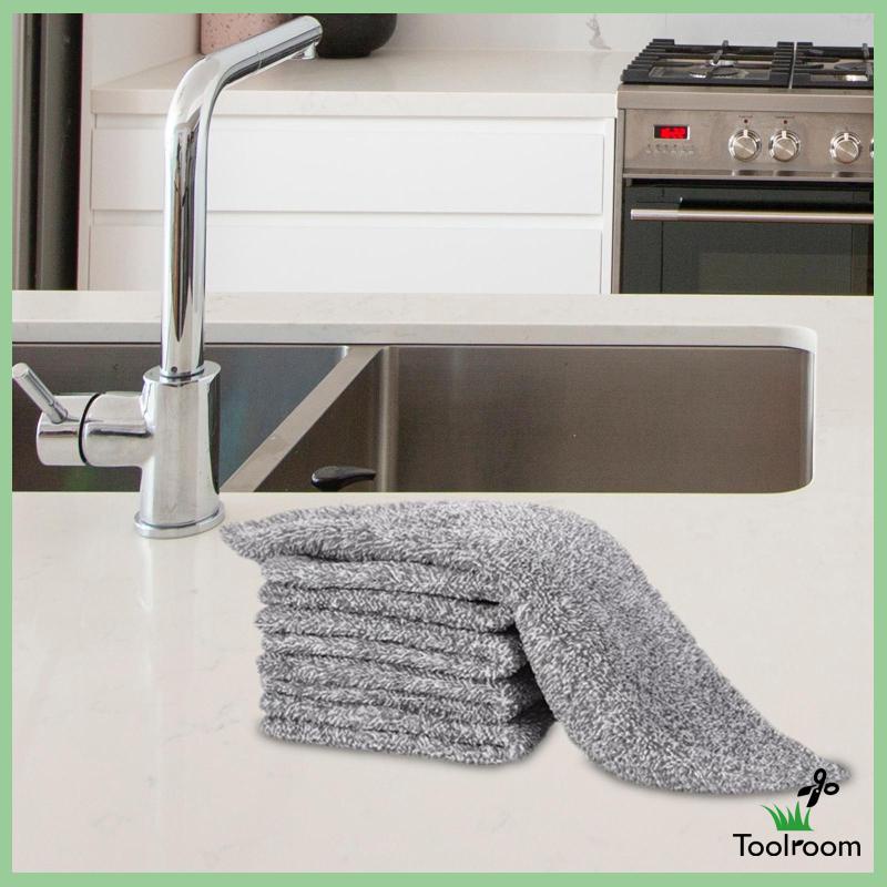 Set 5 Khăn Lau Chén Dĩa Tái Sử Dụng Được Cho Nhà Ở