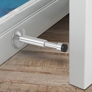 Dụng cụ chặn cửa bằng hợp kim nhôm và đồng thau gắn tường tiện dụng