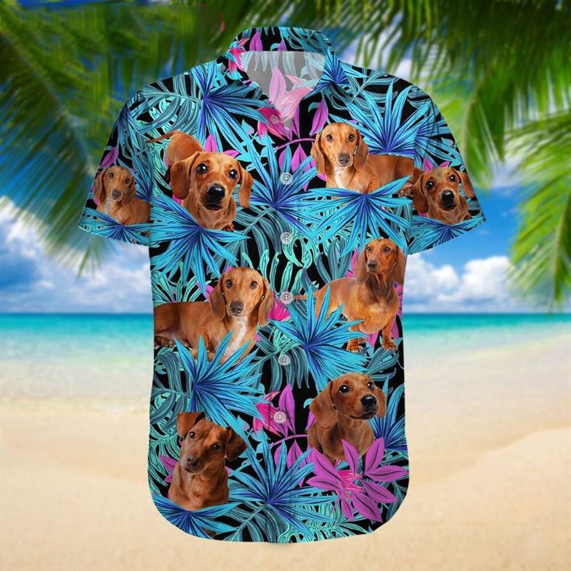 Áo Sơ Mi Cài Nút Phong Cách Hawaii Cổ Điển