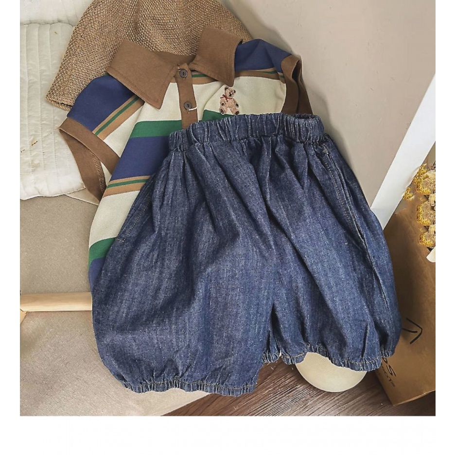 Hàng Mới Về Mới Áo Sơ Mi Ngắn Tay Họa Tiết Kẻ Sọc Phong Cách Phương Tây Cho Bé