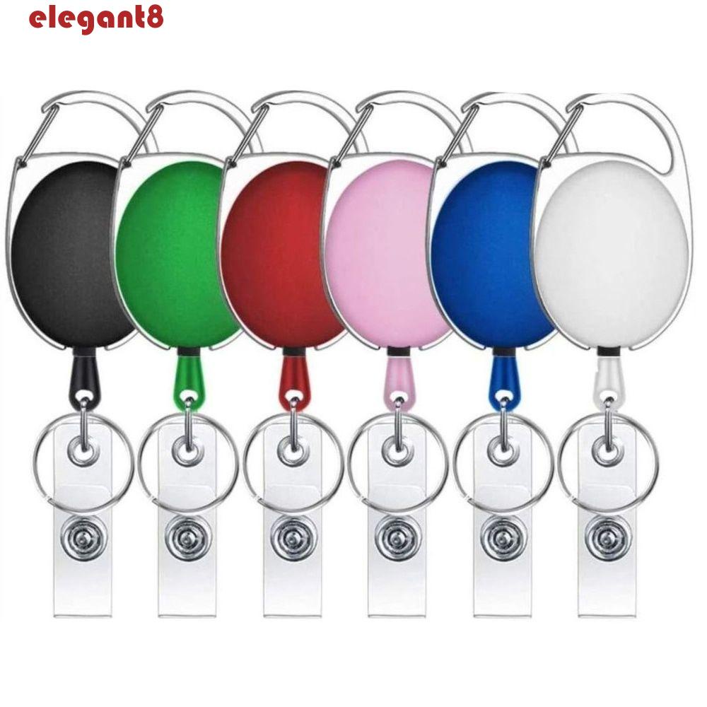 Móc Khóa Dây Rút Có Thẻ ID Thu Gọn Dễ Dàng Cho Học Sinh / Văn Phòng