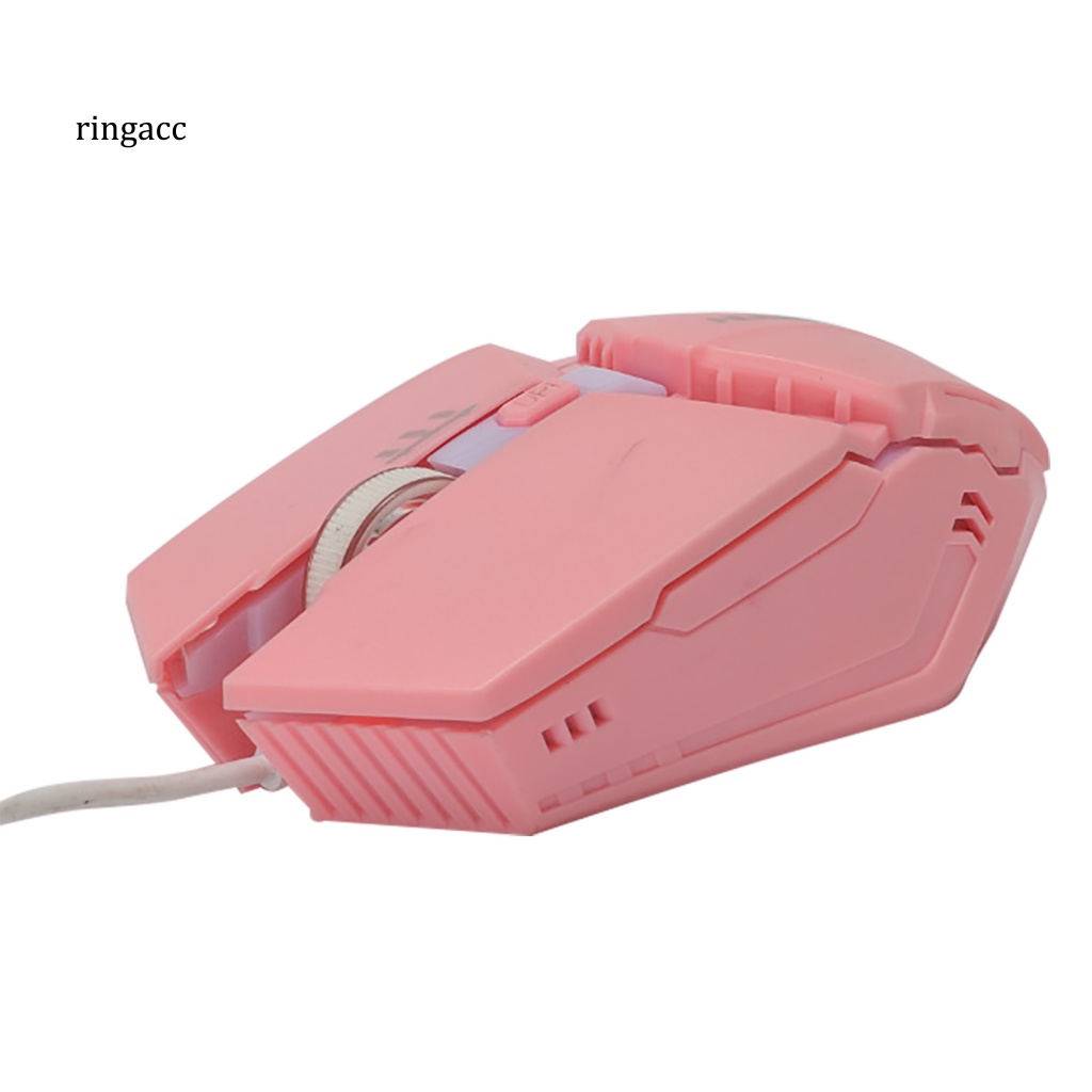 1 Bộ Bàn Phím Có Dây USB Và Đèn Nhiều Màu Chống Trượt Dùng Để Chơi Game