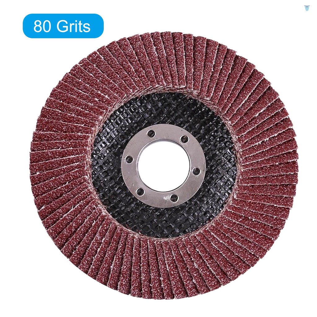 Set 20 Đĩa Mài Bằng Nhôm Oxide Tương Thích Với Máy Mài Góc 4.5 &quot;