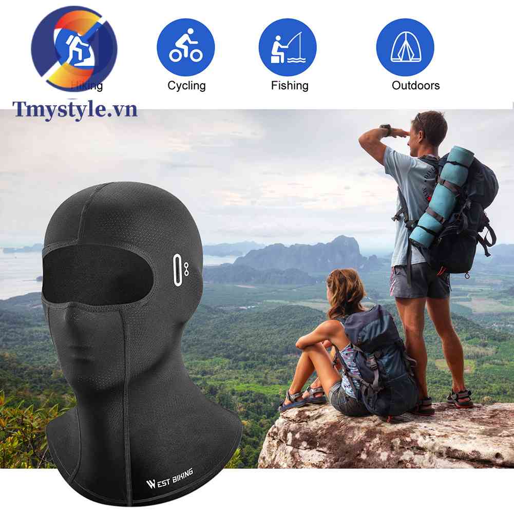 Mũ Chống Nắng Kèm Tấm Che Mặt Phong Cách BIKING Độc Đáo Tiện Dụng