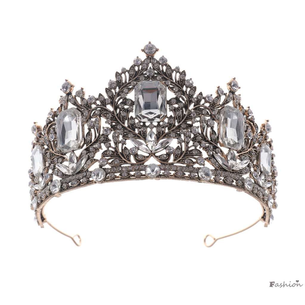 Vương Miện Đính Đá Lấp Lánh Trang Trí Cô Dâu