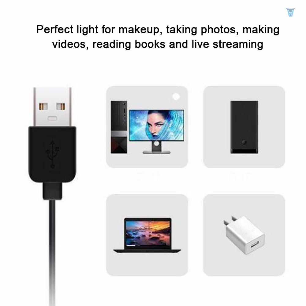 Đèn LED Tròn 10 "Có Thể Điều Chỉnh Độ Sáng Kèm Giá Đỡ Ba Chân Hỗ Trợ Quay Video / Phát Trực Tiếp