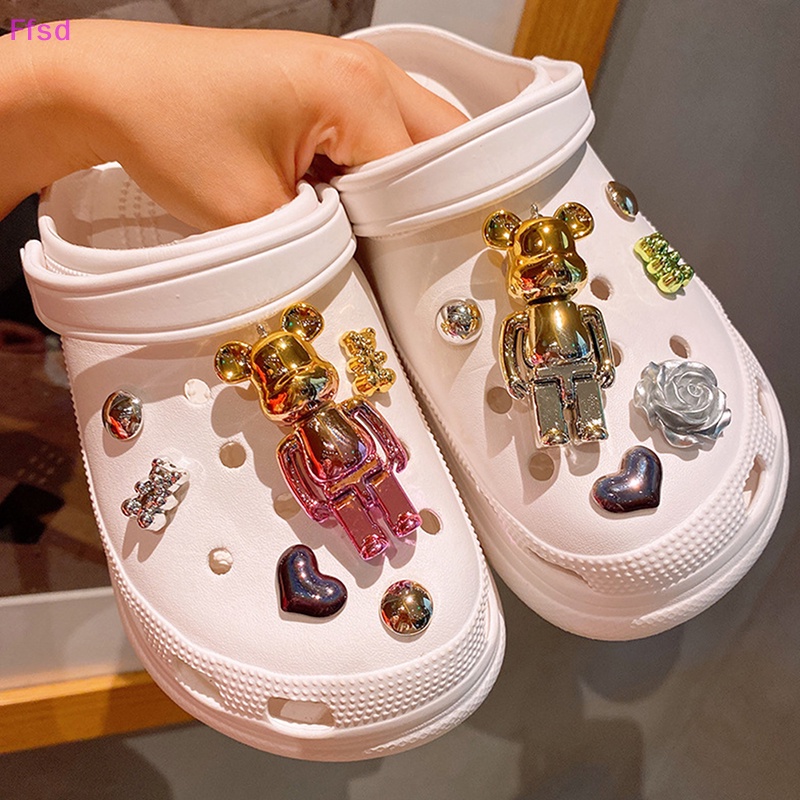 1 Bộ Phụ Kiện Trang Trí Giày Hình Hoa / Giày Croc Hoạt Hình Dễ Thương Có Thể Tháo Rời DIY Làm Quà Tặng Lễ Hội Cho Trẻ Em * Bán Chạy