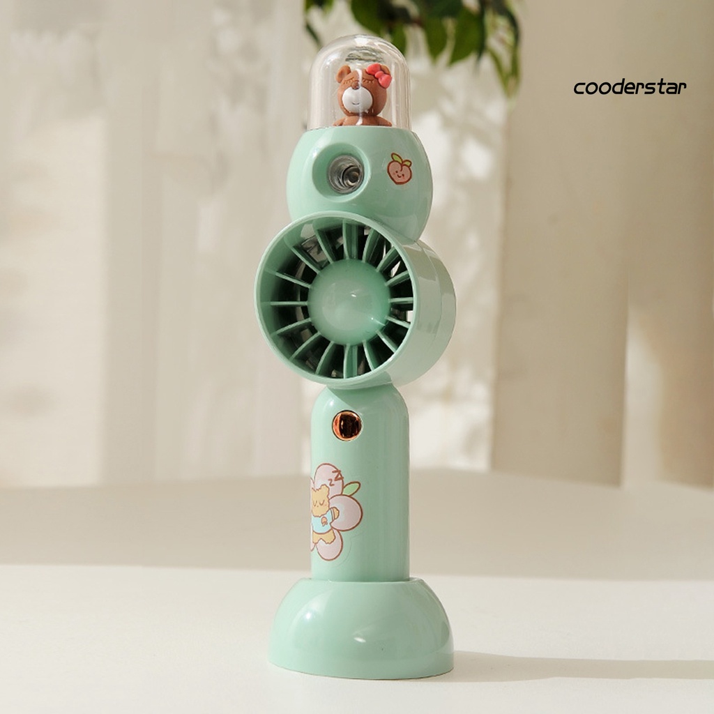 1 Bộ Quạt Làm Mát Cầm Tay 50ML 3 Tốc Độ Gió USB Ít Ồn Có Thể Tháo Rời 2 Trong 1