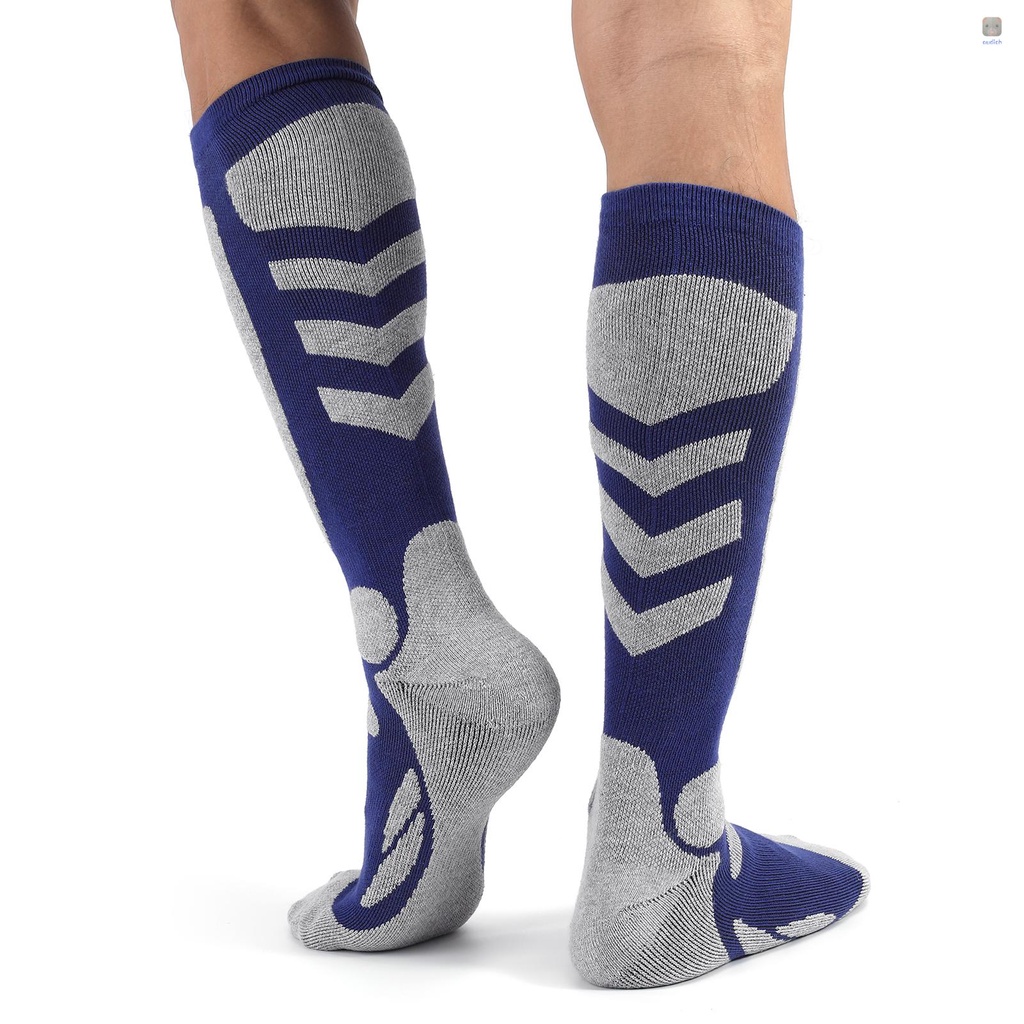 Set 2 Đôi Vớ Thể Thao Trượt Tuyết Dệt Kim Dày Thoáng Khí Nhanh Khô Chống Mài Mòn LIXADA Dành Cho Nam