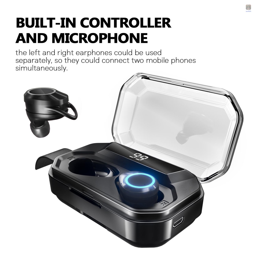 Tai Nghe Nhét Tai Không Dây BT 5.0 Kèm Hộp Sạc