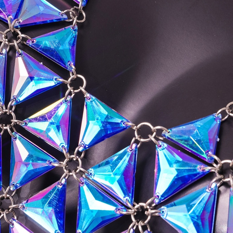 Áo Ngực Dây Xích Đính Đá Lấp Lánh Thời Trang Mùa Hè Quyến Rũ Cho Nữ