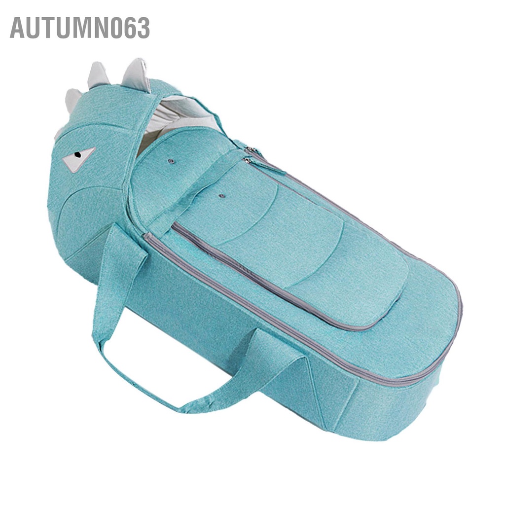 Autumn063 Di Động Giỏ Ngủ Cho Bé 3D Nệm Thiết Kế Thoải Mái Trẻ Sơ Sinh Du Lịch Giường Có Dây Đai An Toàn