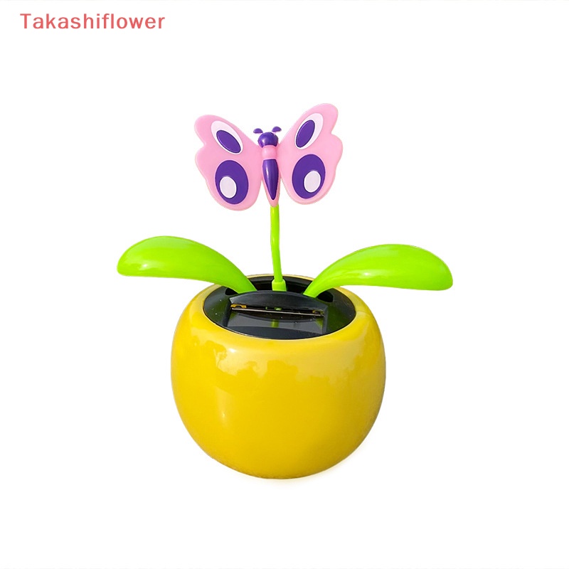(Takashiflower) Đầu Bướm Lắc Tự Động Trang Trí Nội Thất Xe Hơi