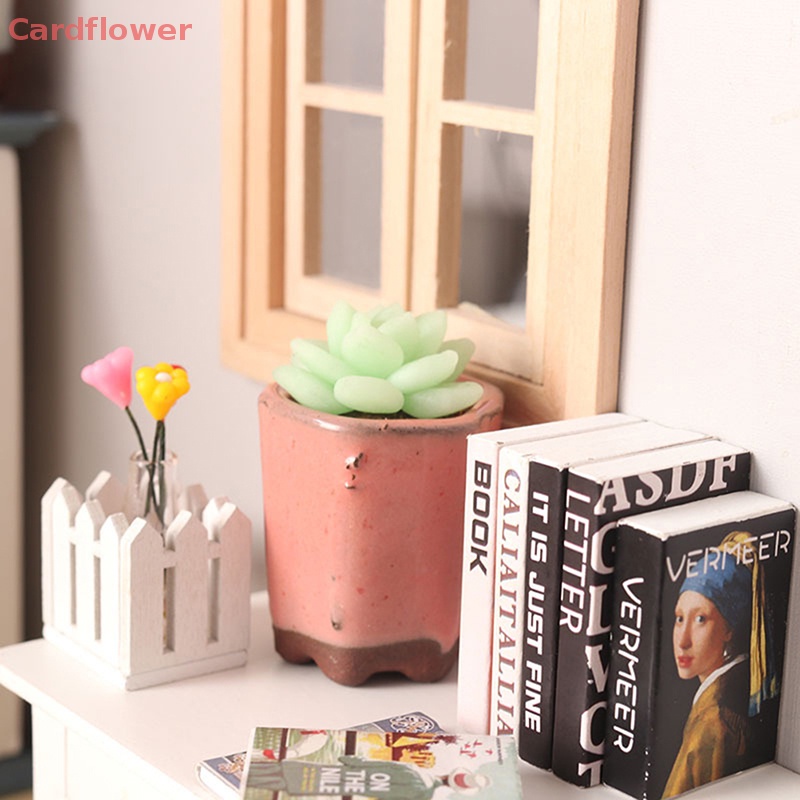 Mô Hình Chậu Cây Mọng Nước Trang Trí Nhà Búp Bê 1: 6 Mới