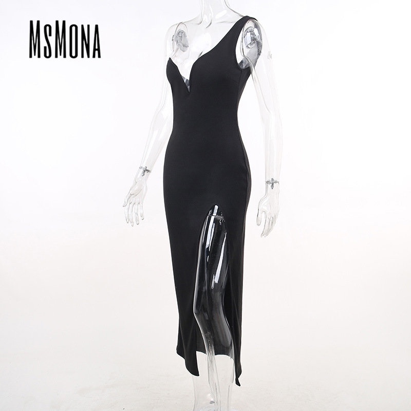 Đầm Midi Không Tay Hở Vai Màu Trơn Thời Trang 2023 Dành Cho Nữ