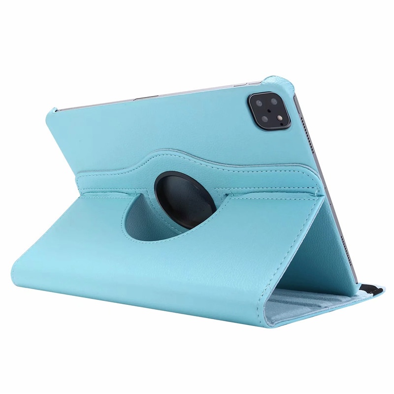 Ốp Bao Da Pu Máy Tính Bảng Xoay 360 Độ Cho iPad Pro 12.9 6th 2022 M2 A2437 A2766 2022 12.9 inch Pro 12 9 inch 2021 2020 2018 2017 2015