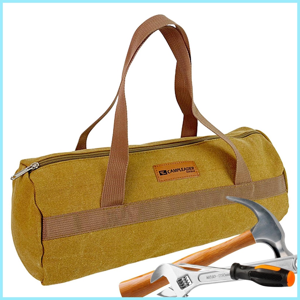 Túi Canvas Đựng Dụng Cụ Làm Móng / Cọc Cắm Đất Tiện Dụng