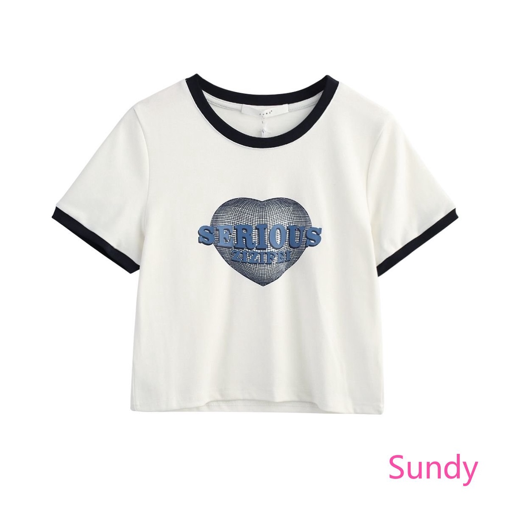 Áo Thun Tay Ngắn Cổ Tròn Dáng Rộng Thời Trang Mùa Hè Phong Cách Hàn Quốc Cho Nữ Có Size Lớn