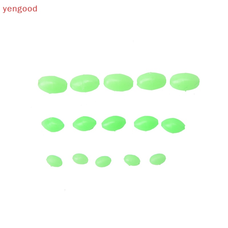Set 100 Hạt Phát Sáng Hình Oval 5mm / 8mm / 10mm