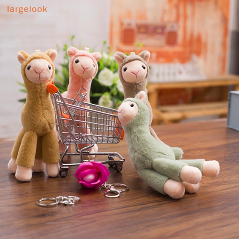 Móc Khóa Hình Lạc Đà Alpaca Nhồi Bông Dễ Thương