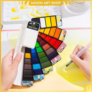 Màu nước Superior dạng thẻ quạt 18/25/33/42 (TẶNG KÈM WATERBRUSH)