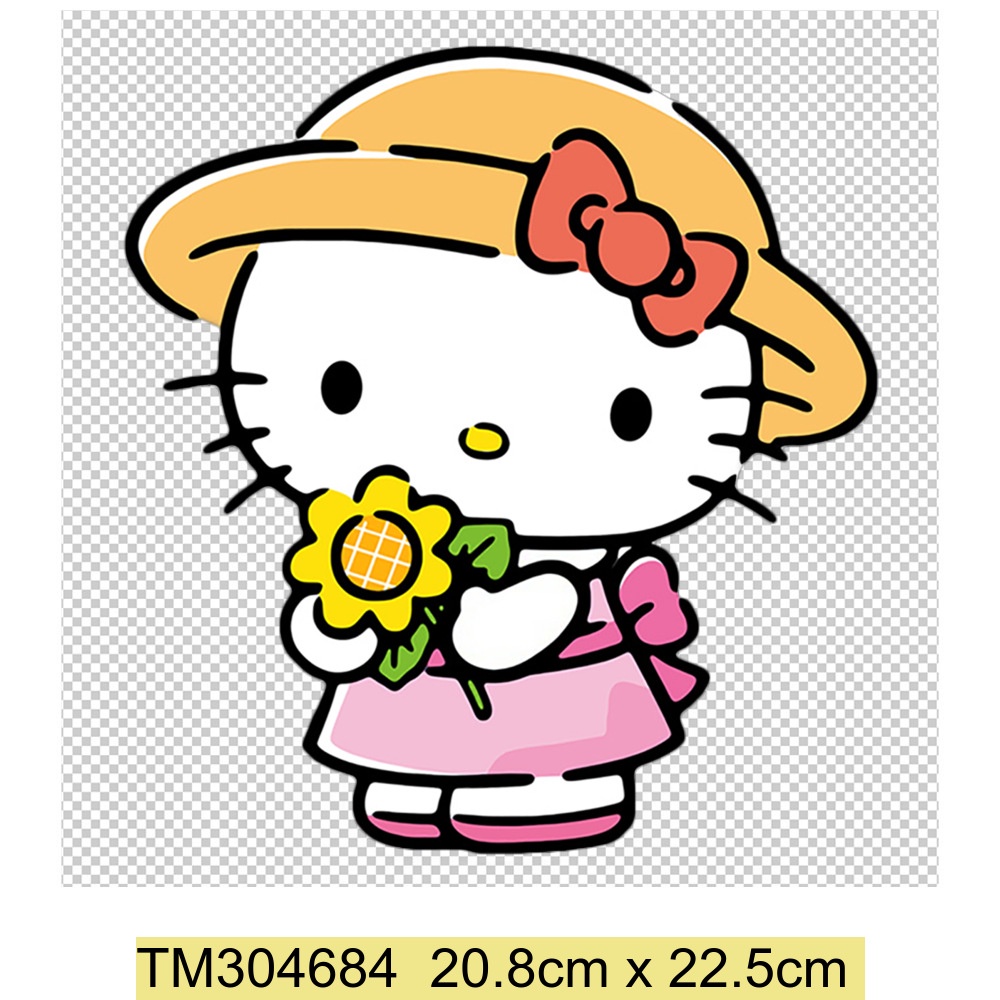 Cinnamoroll Miếng Dán Ủi Quần Áo Truyền Nhiệt Họa Tiết Hoạt Hình melody Dễ Thương diy