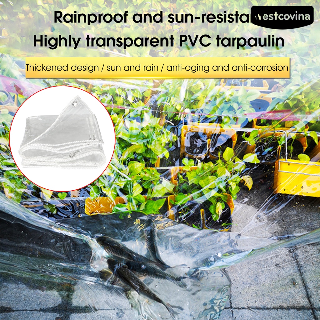 [COD]☁Vỏ Bọc Cây Trồng Tarpaulin Bằng PVC Dày Trong Suốt Độ Bền Cao Chống Ăn Mòn
