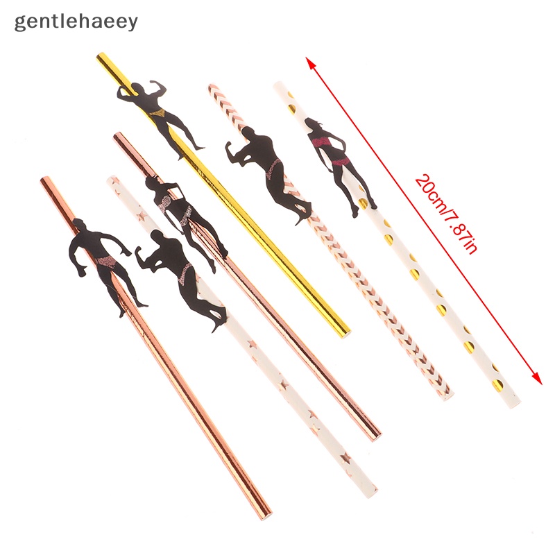 Bộ 6 Ống Hút Dùng Trang Trí Tiệc Độc Đáo