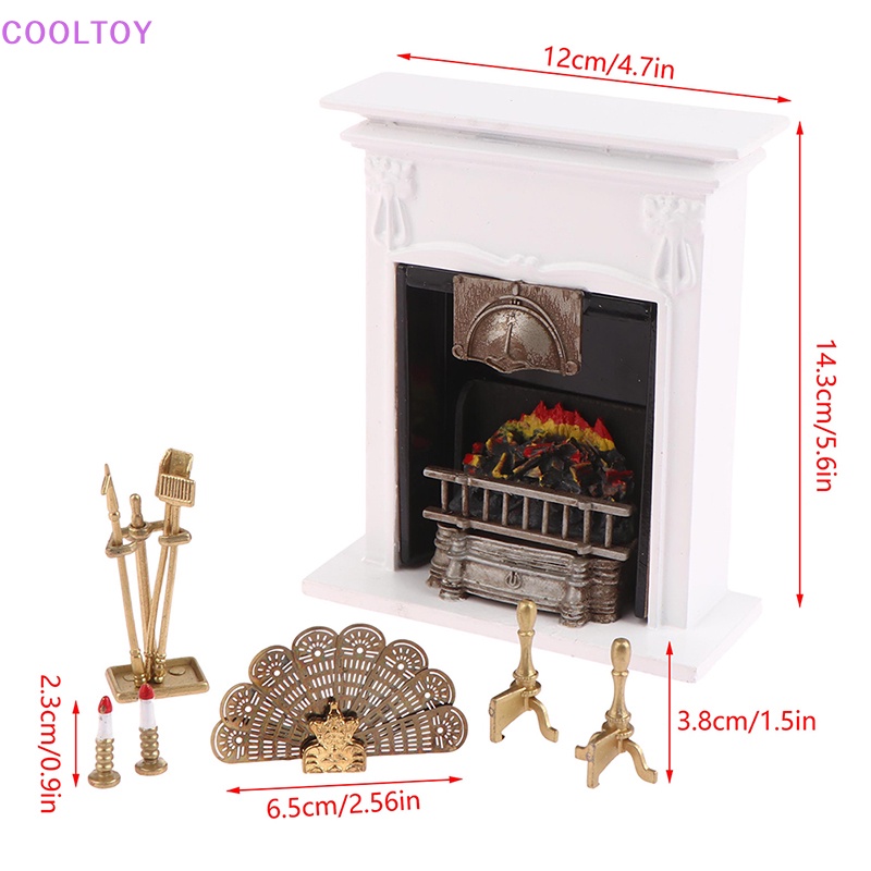 1 Bộ Vỏ Bọc Quạt Thổi Lửa 1: 12 Trang Trí Nhà Búp Bê