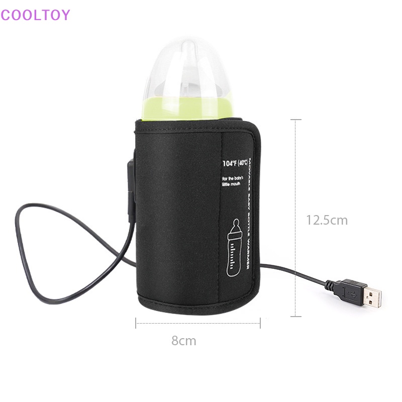 Cooltoy Túi Hâm Nóng Bình Sữa Cho Trẻ Sơ Sinh Cổng USB Cách Nhiệt An Toàn Cho Du Lịch Ngoài Trời