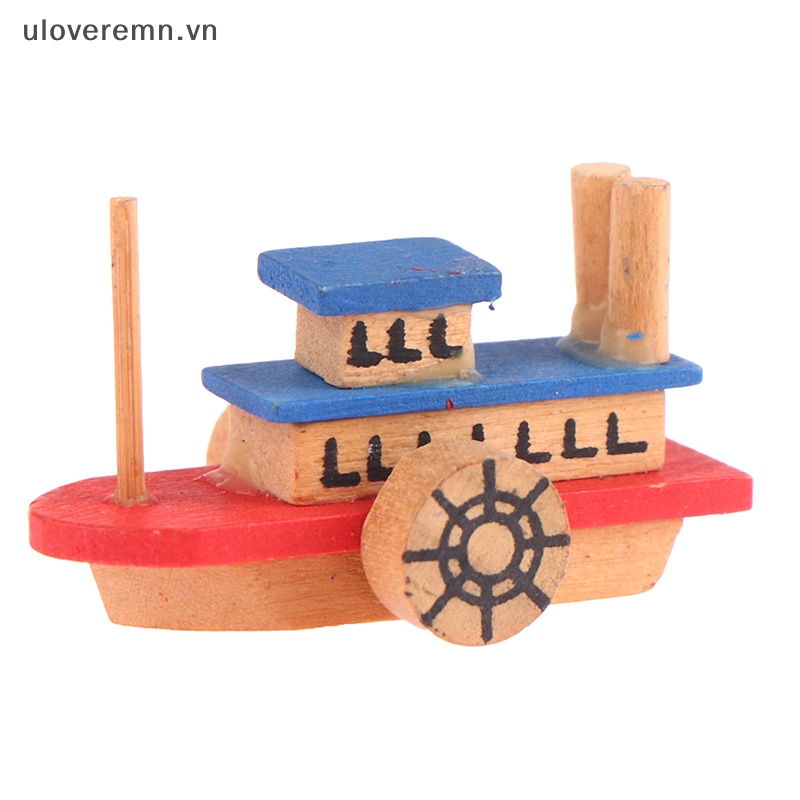 Mô Hình Thuyền Ferry Mini Tỉ Lệ 1: 12 Trang Trí Nhà Búp Bê
