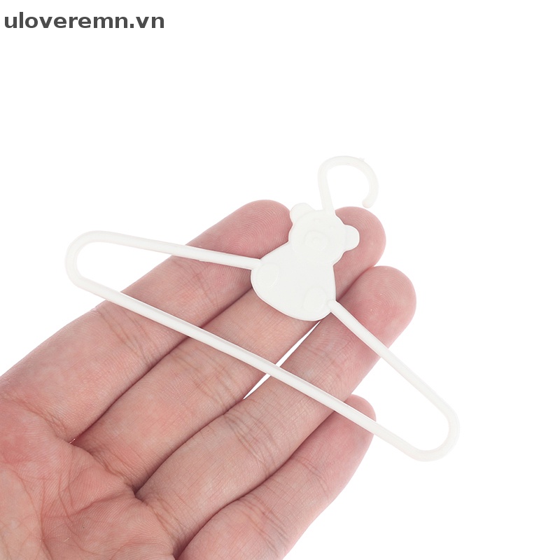 Set 10 Móc Nhựa mini Treo Áo Khoác / Đầm / Búp Bê