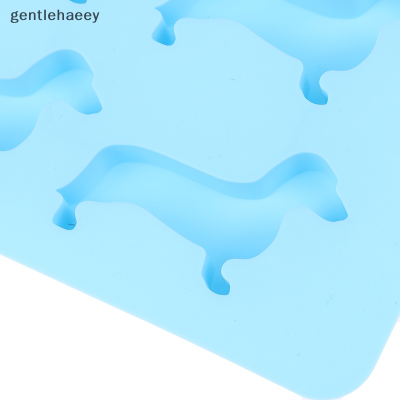 1 Khuôn Làm Đá / Chocolate Hình Dachshund 3D Độc Đáo Tiện Dụng