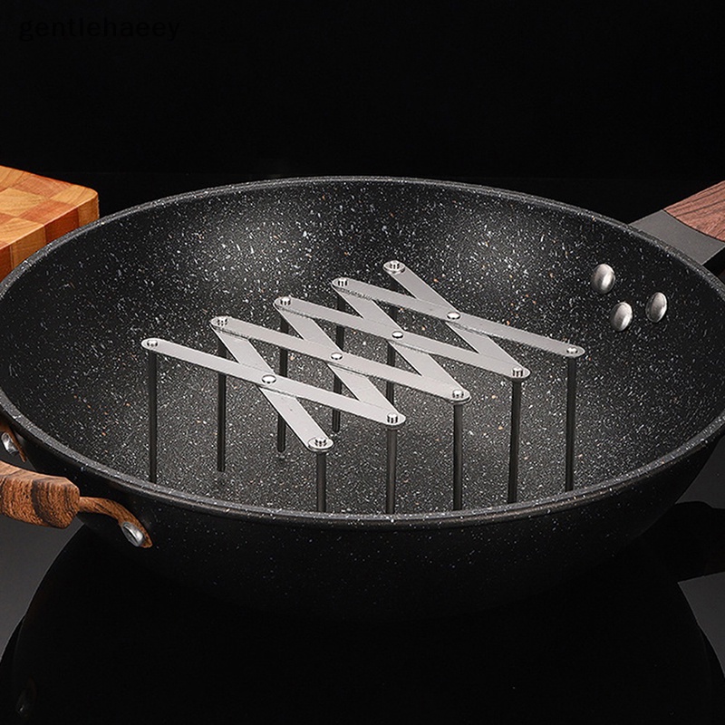 Giá Đỡ Nắp Nồi Bằng Thép Không Gỉ Có Thể Thu Gọn