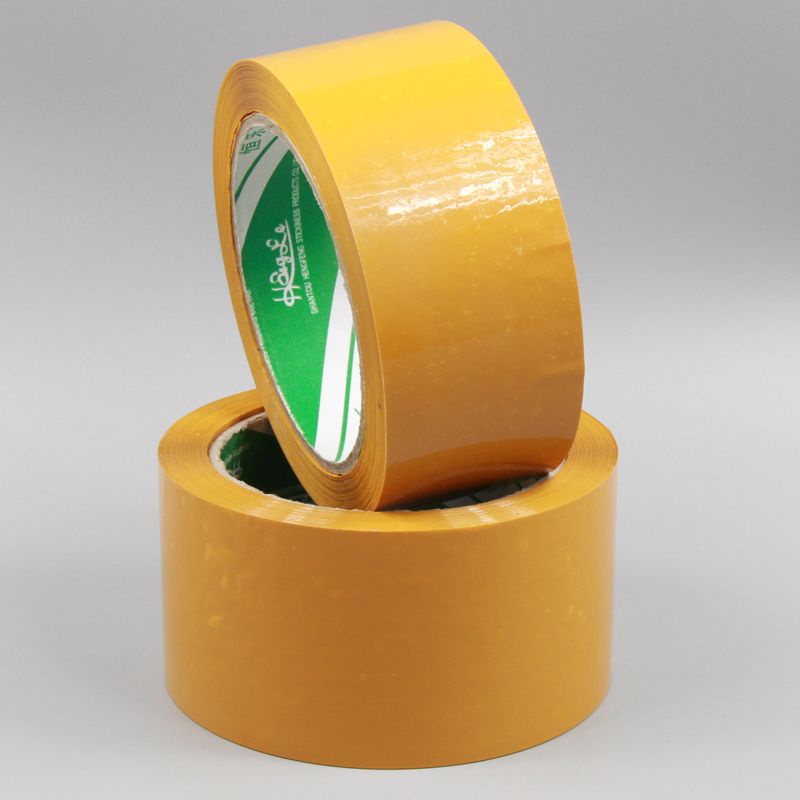 Cuộn Băng Keo Dán Niêm Phong Màu Vàng Trong Suốt Độ Phân Giải Cao 4.8cm * 200M Rộng 4.8cm