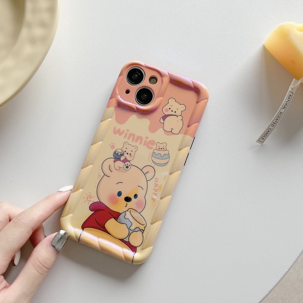 Ốp Điện Thoại TPU Chống Sốc Blue-ray In Họa Tiết Quả Dâu / Mật Ong Dành Cho IPhone 14 13 12 11 Pro Max