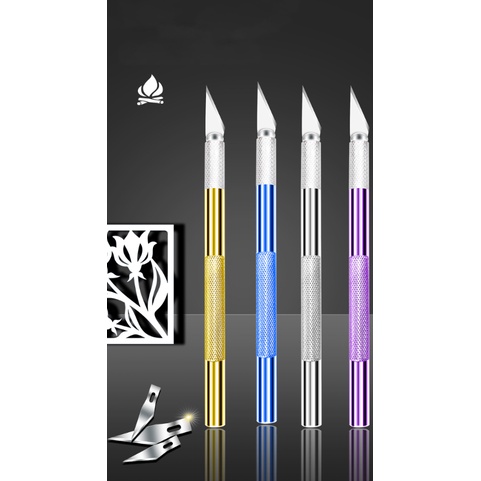 Bộ Dao Điêu Khắc Hợp Kim Nhôm