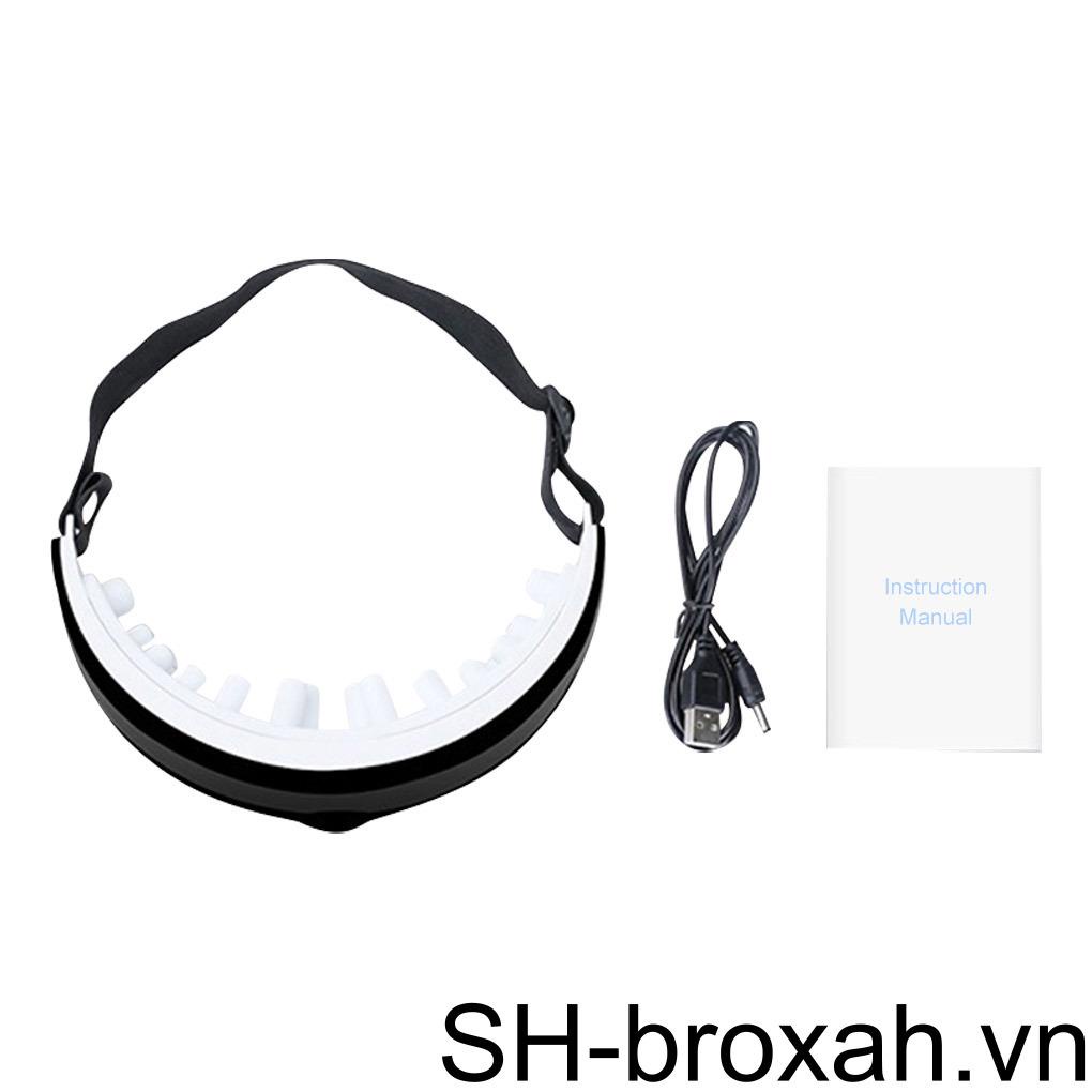 Máy Mát Xa Mắt Cảm Ứng Màu Đen Loại Bỏ Quầng Thâm Có Thể Sạc Lại