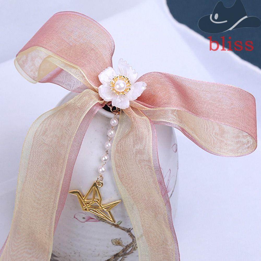 Trâm Cài Tóc Đính Nơ Tua Rua Phong Cách Trung Hoa Cổ Điển Cho Bé Gái