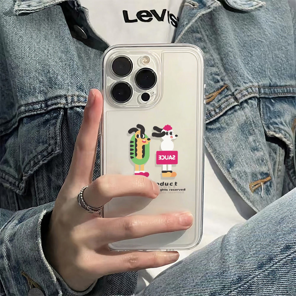 ✅Ốp Điện Thoại Mềm Chống Sốc In Hình Cún Hoạt Hình Cho iPhone 14pro 6In 13 78iPhone12 max11plus