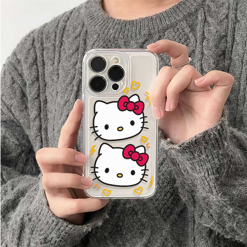 ✅Ốp Điện Thoại Mềm Chống Sốc Hình Hello Kitty Cho Apple Iphone 11 12 plus1314pro 78Max6In VVK1