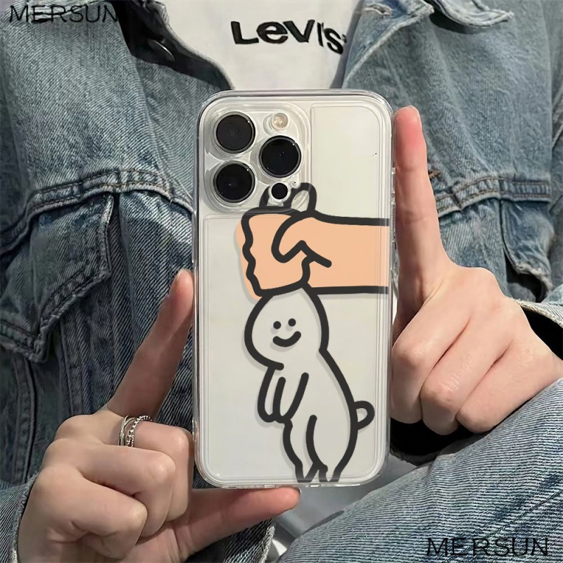 ✅Ốp Điện Thoại Mềm Hình Thỏ Trắng Chống Sốc Cho iPhone12 max7814pro13 6Splus 11