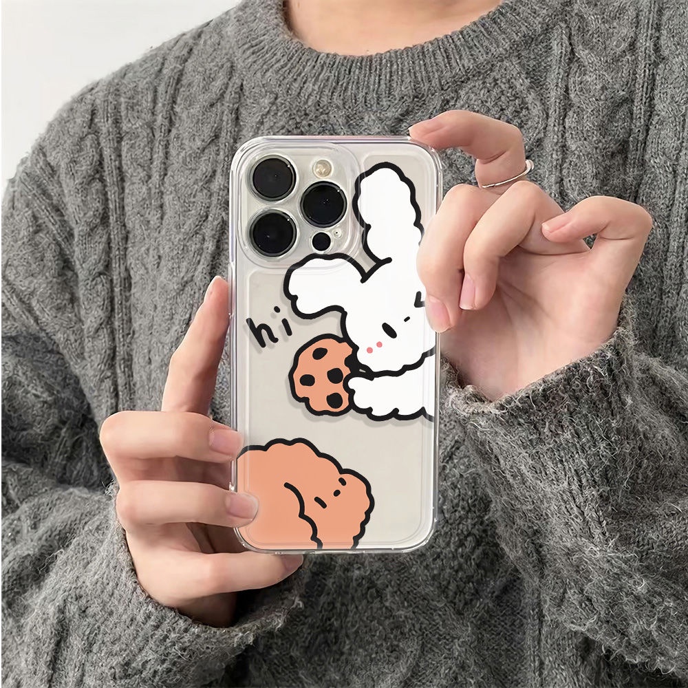 ✅Ốp Điện Thoại Mềm Chống Sốc Hình Cún / Thỏ 5DAD Cho Apple Iphone max 116 1214Pro7813Plus